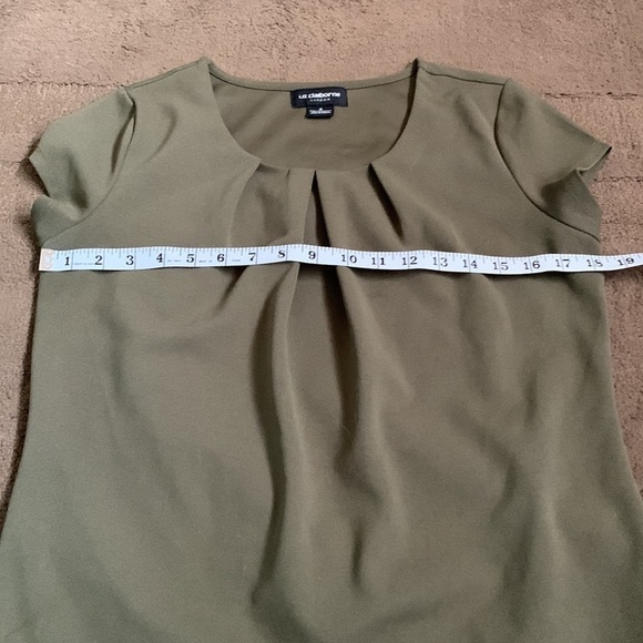 Liz Claiborne Career Cap sleeve top Sz S - Picture 3 of 4